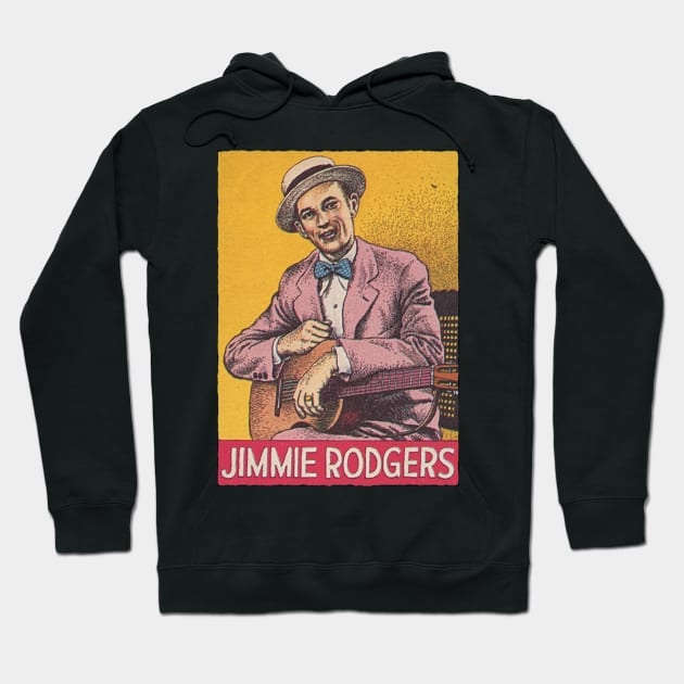 Jimmie Rodgers // Classic Country Tribute Hoodie by darklordpug